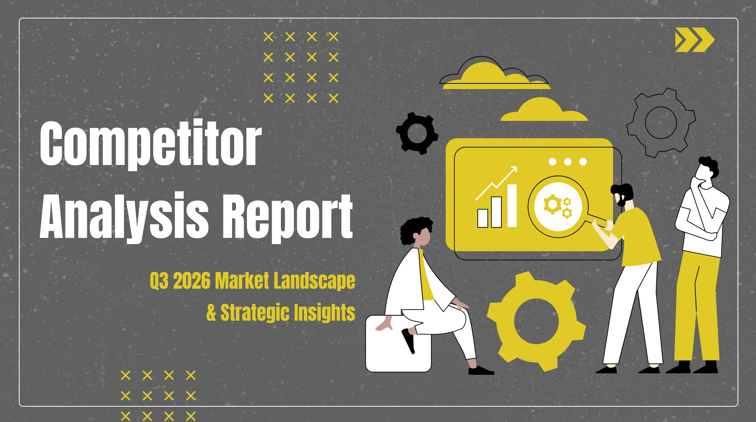 Competitor Analysis PPT Cover Image